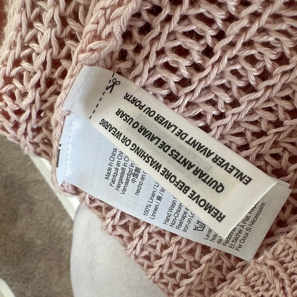 J. Crew Soft Pink Crew Neck Sweater